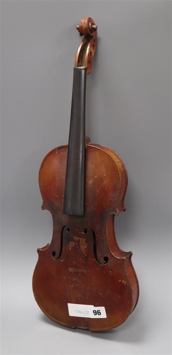 An early 20th century violin